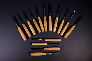 CASED SET OF (15) PFEIL CARVING TOOLS
