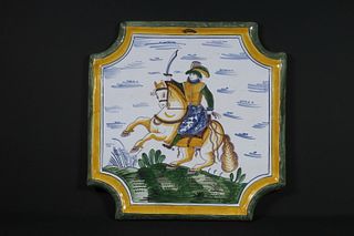FAIENCE WALL PLAQUE