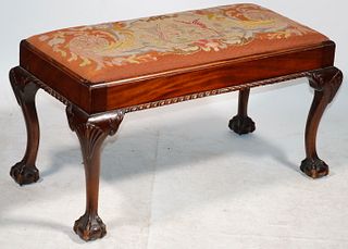 CHIPPENDALE STYLE BENCH