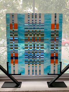 Mark Schatz Large Turquoise Panel with Stand