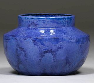 Fulper Pottery Chinese Blue Vase c1910s