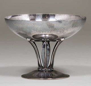 Arts & Crafts Sterling Silver Compote c1920s
