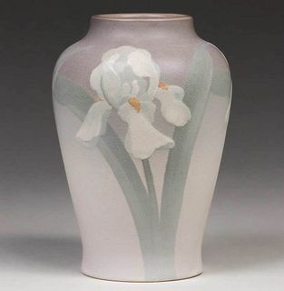 Rookwood Pottery Sara Sax Floral Vellum Vase 1904