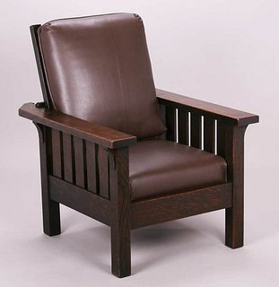 Early L&JG Stickley Onondaga Morris Chair c1902-1904