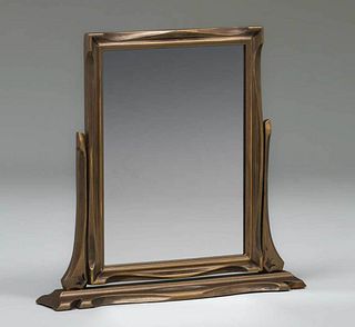Arts & Crafts Carved Table-Top Mirror c1920s
