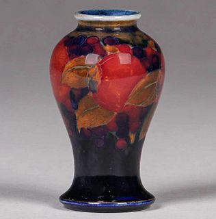 Moorcroft Pottery Decorated Cabinet Vase c1910