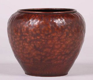 Early Unsigned Dirk van Erp Warty Vase c1909
