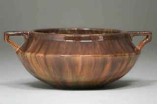 Fulper Pottery Two-Handled Bowl c1910s
