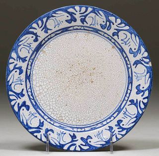 Dedham Pottery Rabbit Plate c1910s