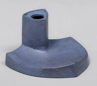 Fulper Vasekraft Matte Blue Inkstand c1910