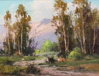 Walter Farrington Moses California Painting Eucalyptus