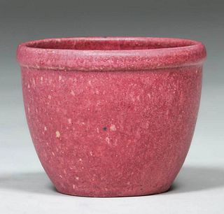 Fulper Pottery "Prang" Matte Pink Vase c1910