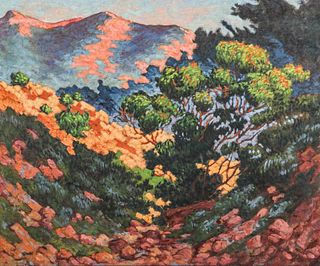 Victor Stanley Matson San Gabriel Mountains Painting