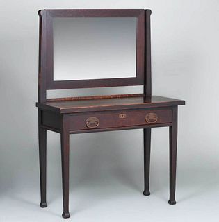 Roycroft One-Drawer Vanity c1905
