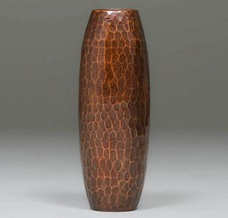 Armenac Hairenian Hammered Copper "Bullet" Vase