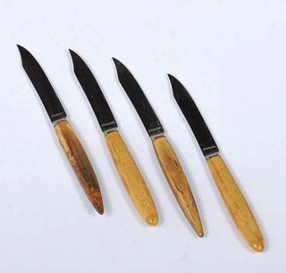 Albert Berry Set of 4 Mastodon Knives c1920s