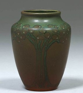 North Dakota School of Mines Decorated Vase c1915