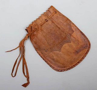 Roycroft Leather Marble Bag c1910