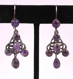 Chicago Arts & Crafts Sterling Silver & Amethyst