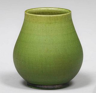 FHR Los Angeles Pale Matte Green Cabinet Vase c1908