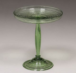Steuben Glass Footed Compote c1930s