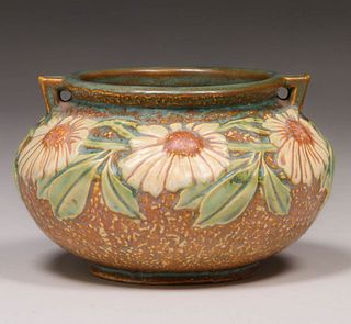 Roseville Dahlrose Two-Handled Vase