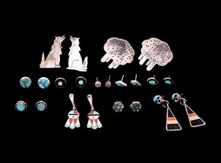 Navajo Sterling Silver Earring Collection