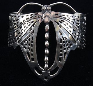 Armand American Horse Silver Dragonfly Bracelet