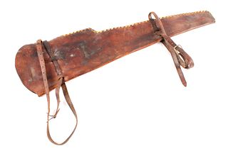Leather Saddle Rifle Scabbard c. Early 1900's
