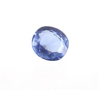 7.10 Ct Cut Blue Sapphire Gemstone & Certificate
