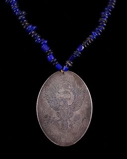 Treaty of Greeneville Medal Beaded Necklace
