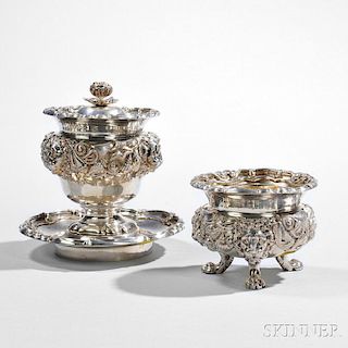 Two Pieces of French .950 Silver Tableware