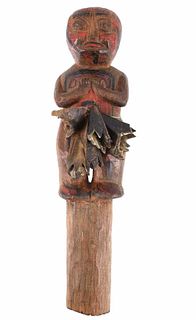 Late 1800's "KwaKwa Ka Wakw" Pot Latch Figure