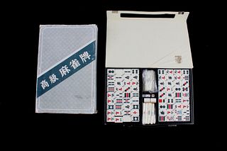 Dragon Mah-Jong 144 Tile Set w/ Carrying Case