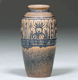 Rookwood #2888 Speckled Matte Brown Vase 1927