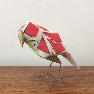 Origami Instructions Bird (red)