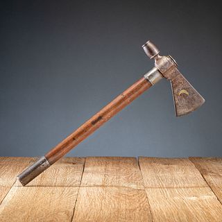 Eastern Woodlands Pipe Tomahawk, with Decorated Blade