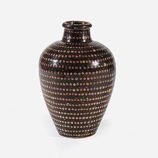 A Chinese Jizhou spotted ovoid vase Southern Song Dynasty