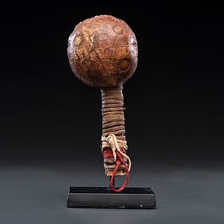 Apsáalooke Hide Rattle, From the Collection of Dick Jemison, Alabama