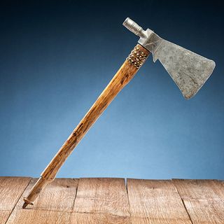 Plains Pipe Tomahawk, with Rocker Engraved Blade