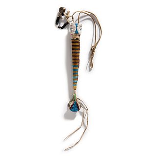 Northern Plains Beaded Awl Case, Collected U.S. Special Agent Johnson N. High (1842-1909)