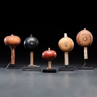 Pueblo Gourd Rattles, From the Collection of Dick Jemison, Alabama