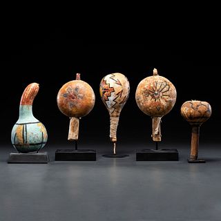 Group of Pueblo Polychrome Rattles, From the Collection of Dick Jemison, Alabama