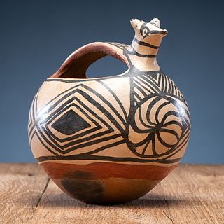 Cochiti Figural Pottery Jar