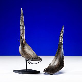 Northwest Coast Carved Horn Spoons