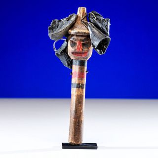 Northwest Coast Painted Rattle, From the Collection of Dick Jemison, Alabama