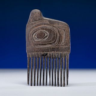 Haida Carved Baleen Comb