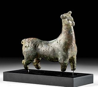 Hellenistic to Roman Leaded Bronze Deer Figurine