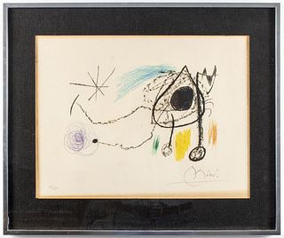 Joan Miro "Sobreteixims i Escultures" Lithograph