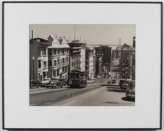 "San Francisco Trolley" Gelatin Silver Print, 1920